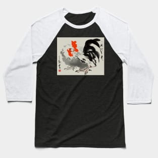 Staring Rooster Baseball T-Shirt